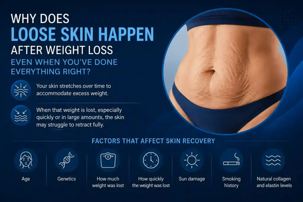 Why Does Loose Skin Happen After Weight Loss Even When You’ve Done Everything Right East Grinstead?