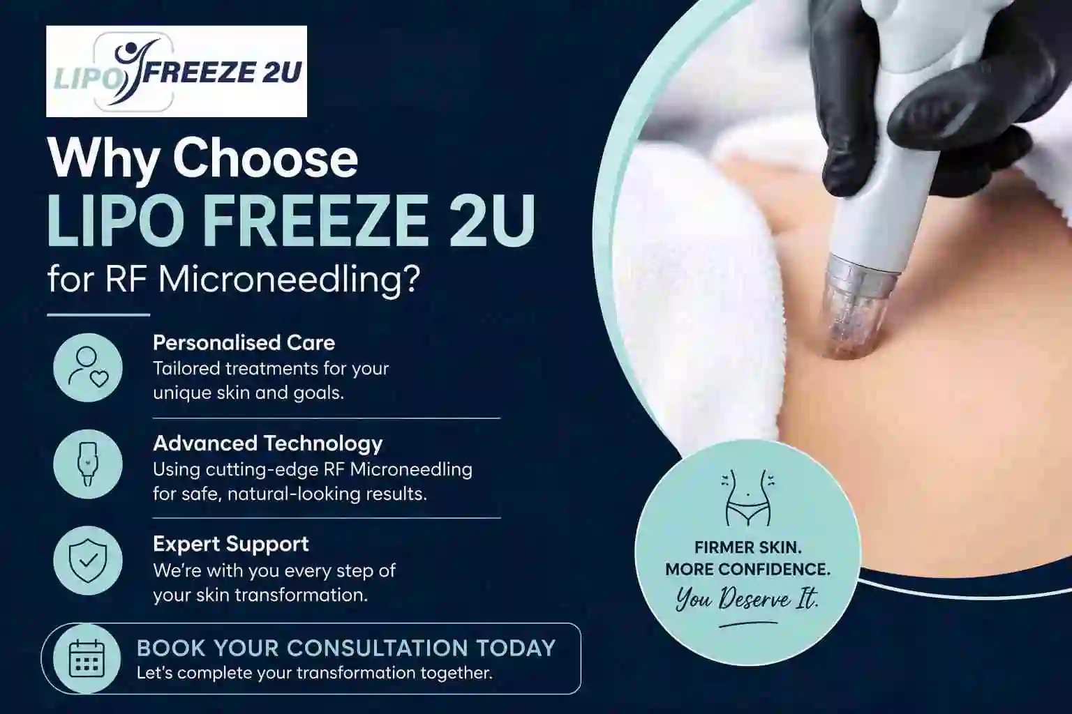 Why Choose LIPO FREEZE 2U for RF Microneedling East Grinstead?